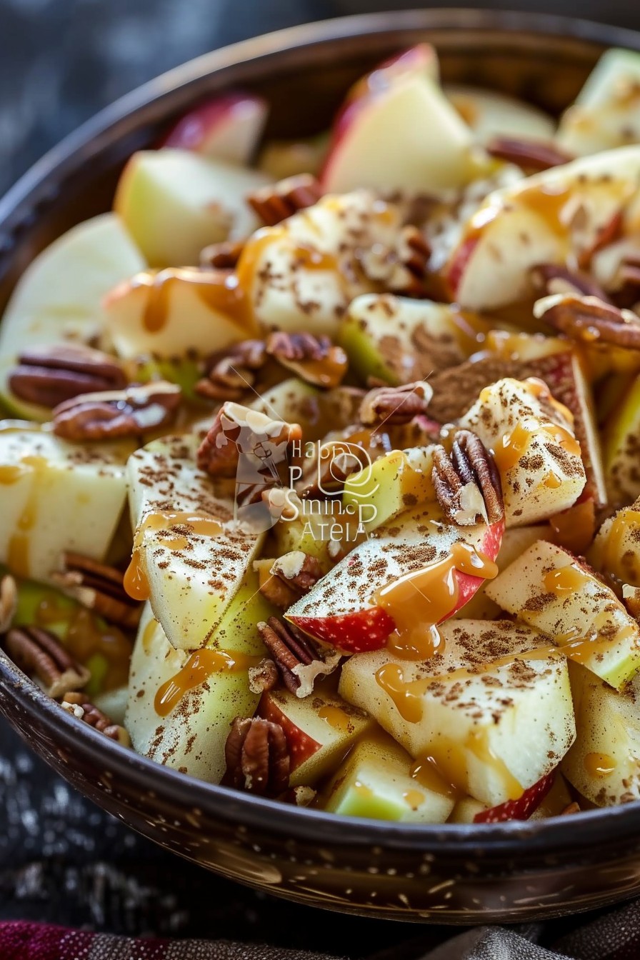 Apple Caramel Salad Recipe: A Sweet & Crunchy Delight