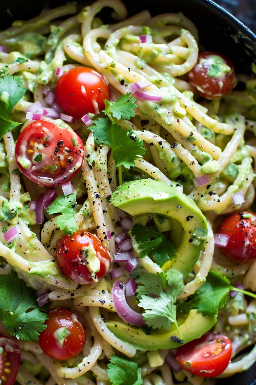 Creamy Avocado Pasta Salad Recipe: A Summer Delight