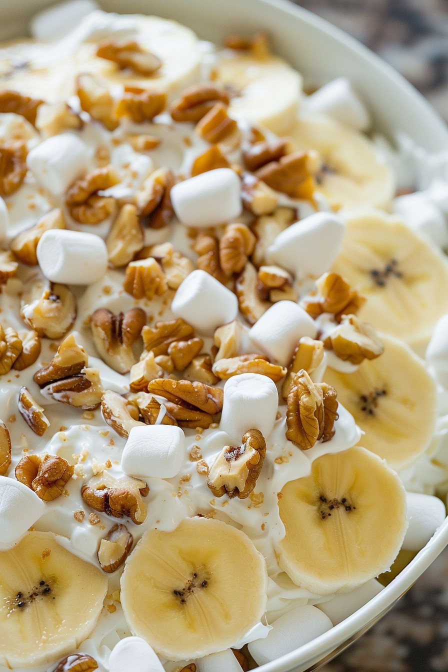 Banana Fluff Salad Recipe: A Cloud of Delight