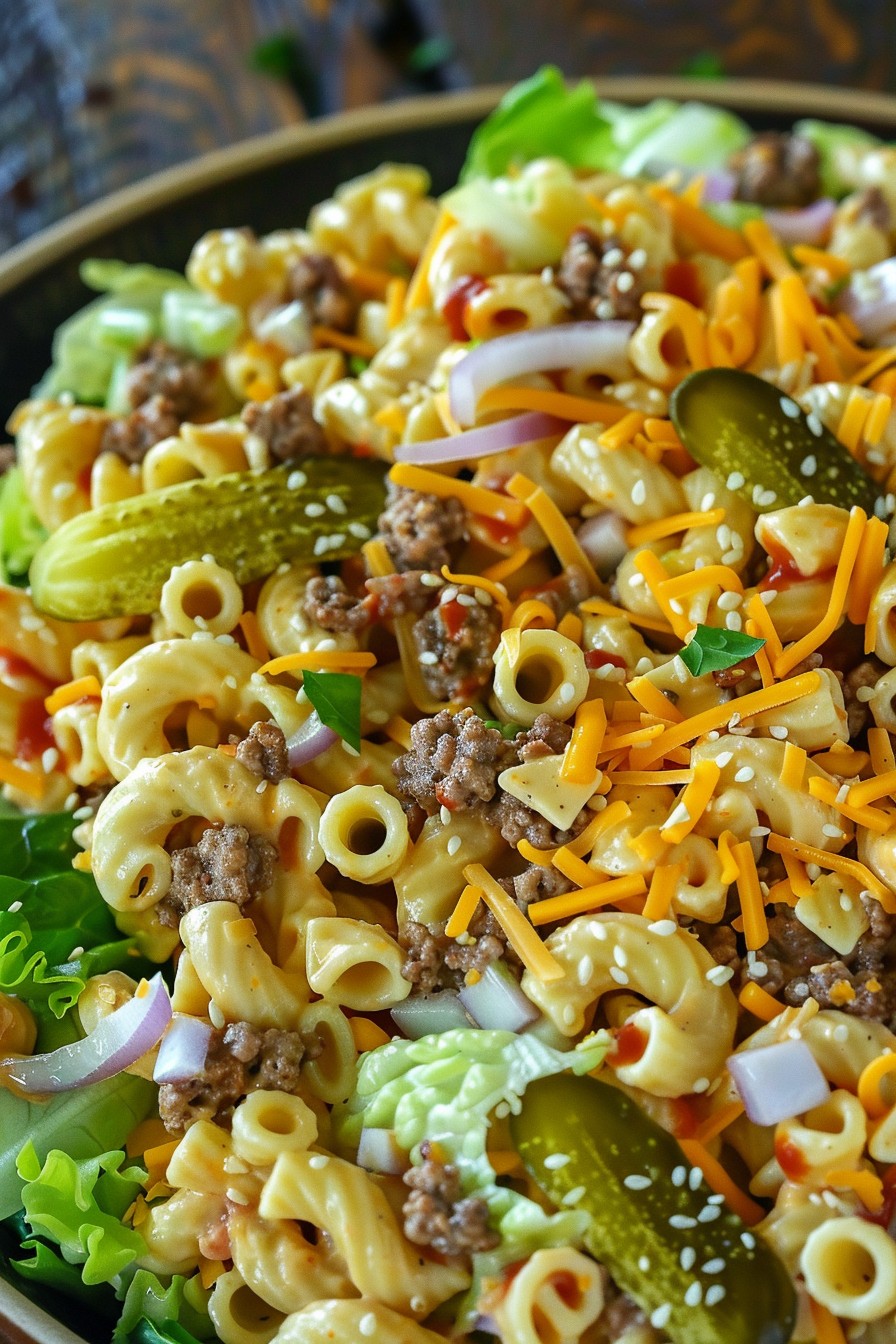 Big Mac Pasta Salad Recipe: A Fun Twist on a Classic