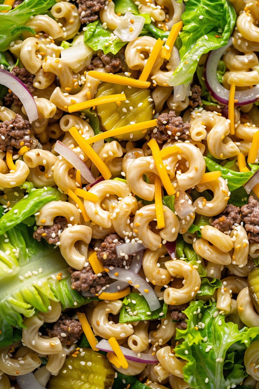 Big Mac Pasta Salad Recipe
