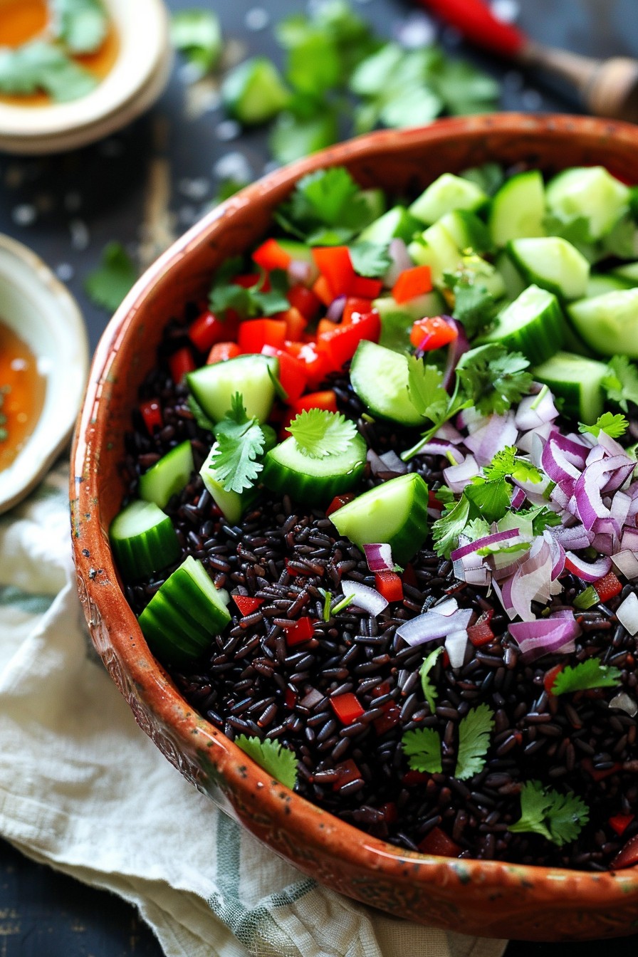 Black Rice Salad Recipe: A Nutritious & Flavorful Feast