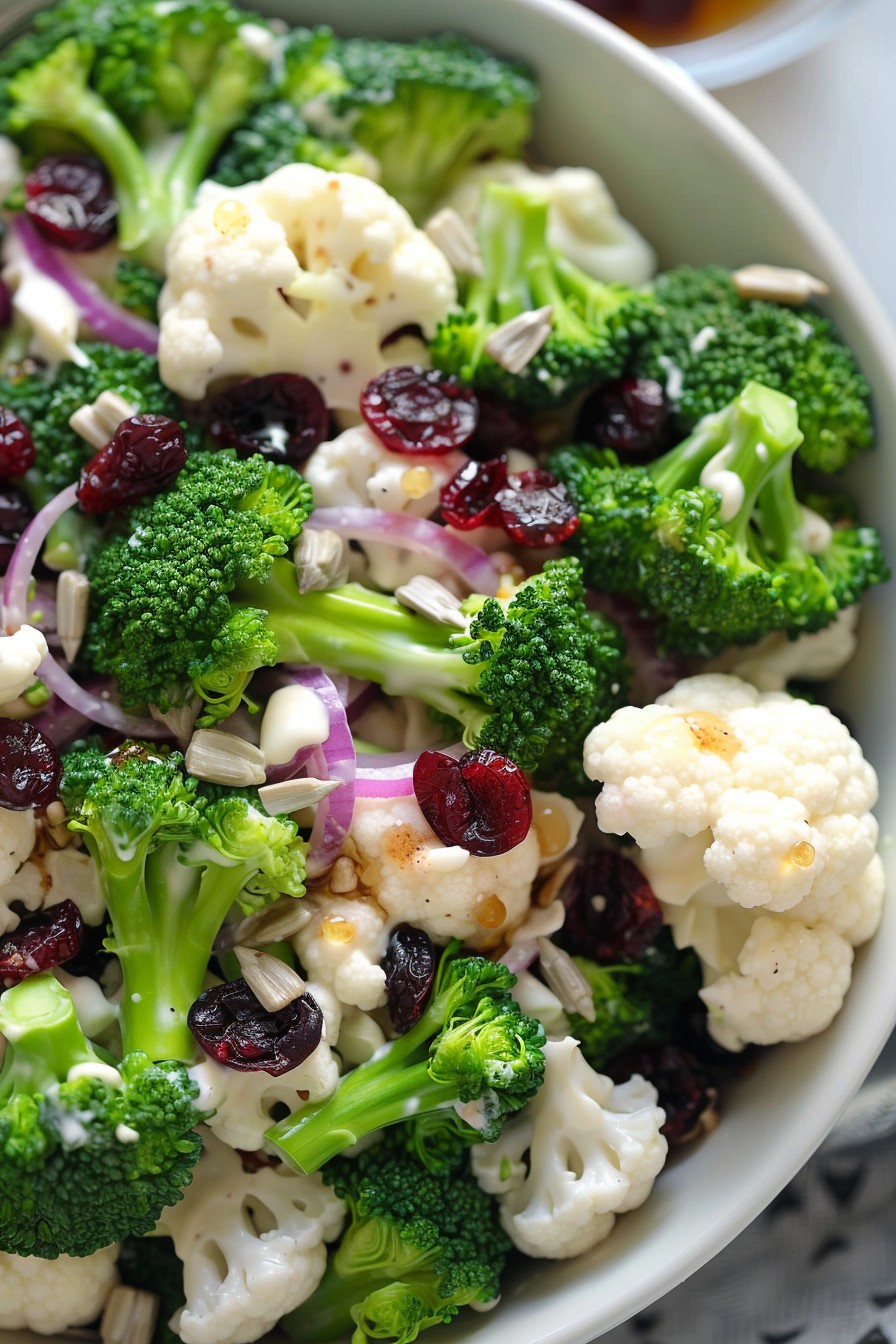 Broccoli Cauliflower Salad Dressing Recipe
