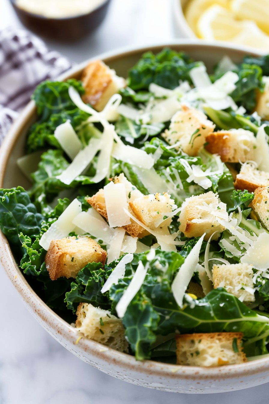 Caesar Kale Salad Recipe
