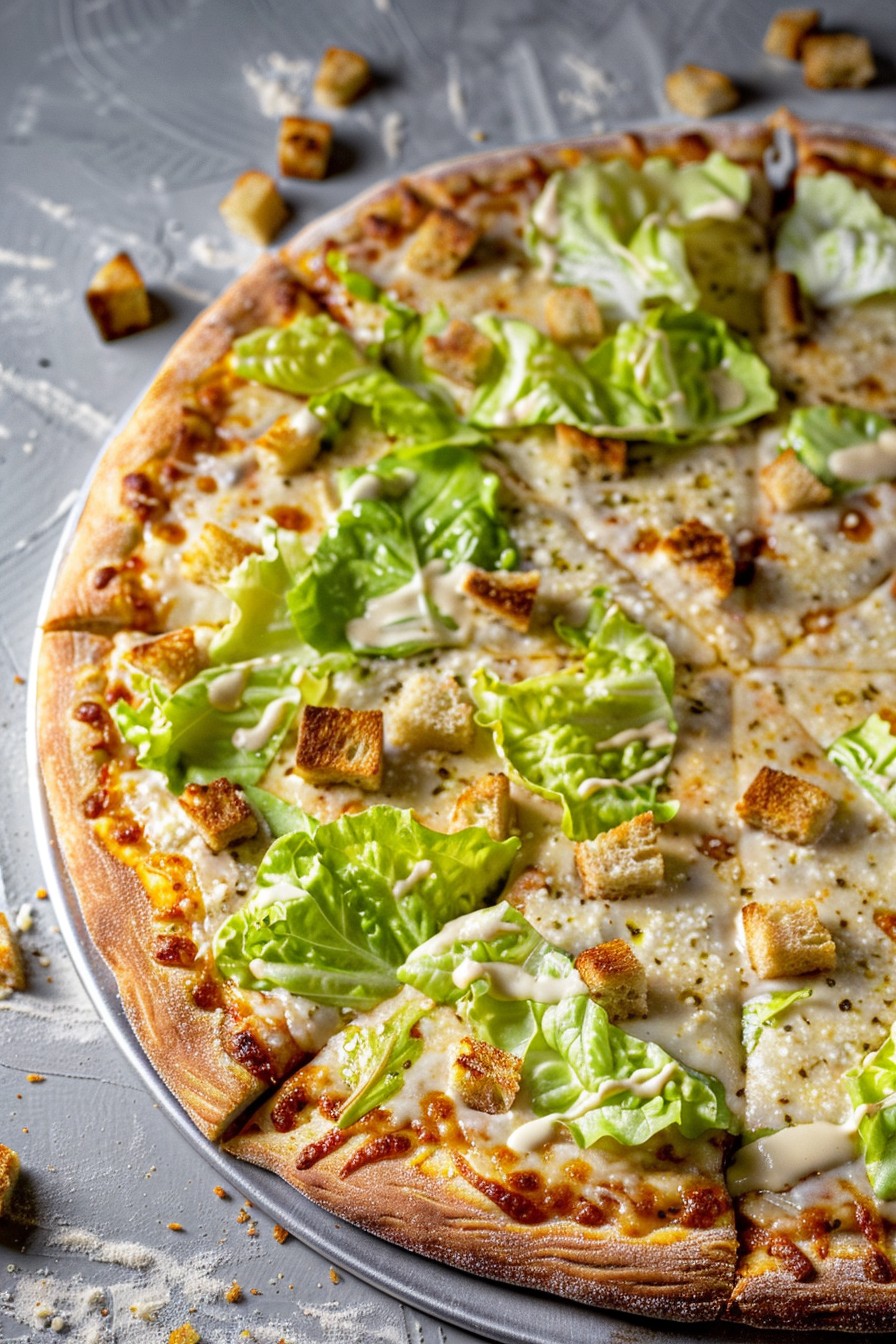 Caesar Salad Pizza Recipe: A Crunchy Twist on Two Classics