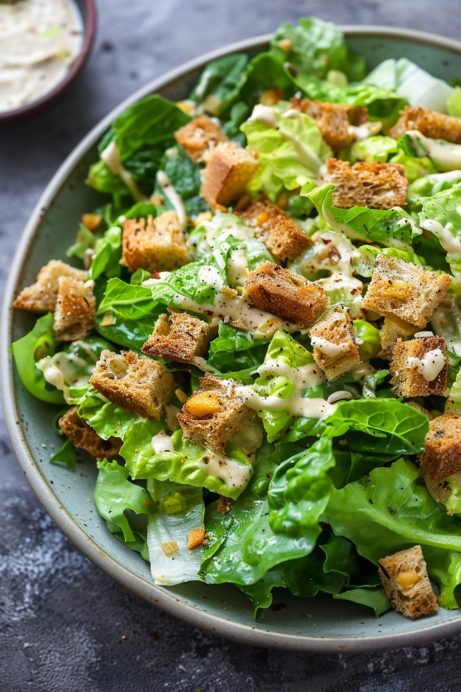 Caesar Salad Vegan Recipe