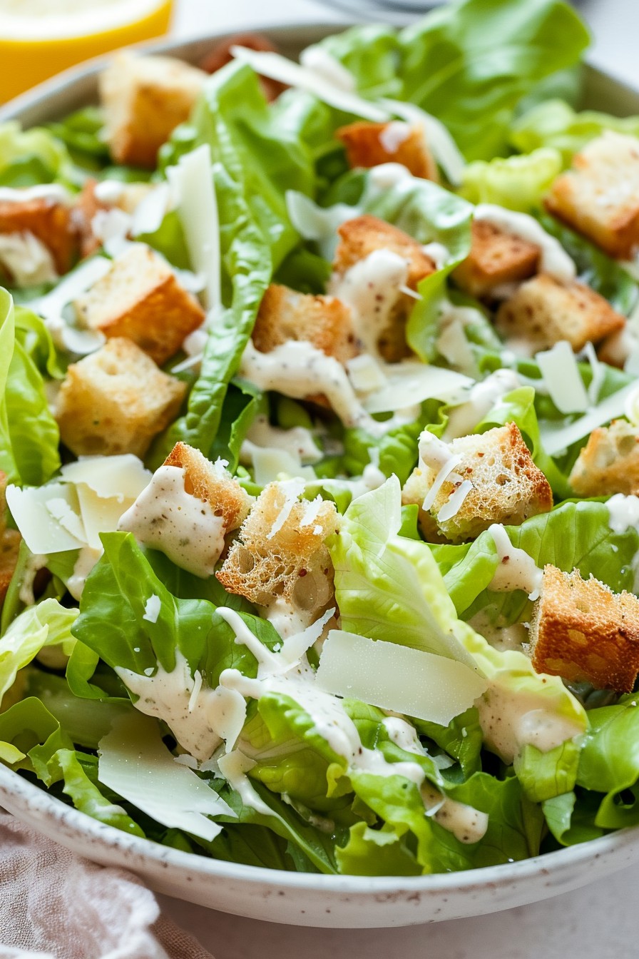 Caesar Salad Without Anchovies Recipe: A Classic Twist
