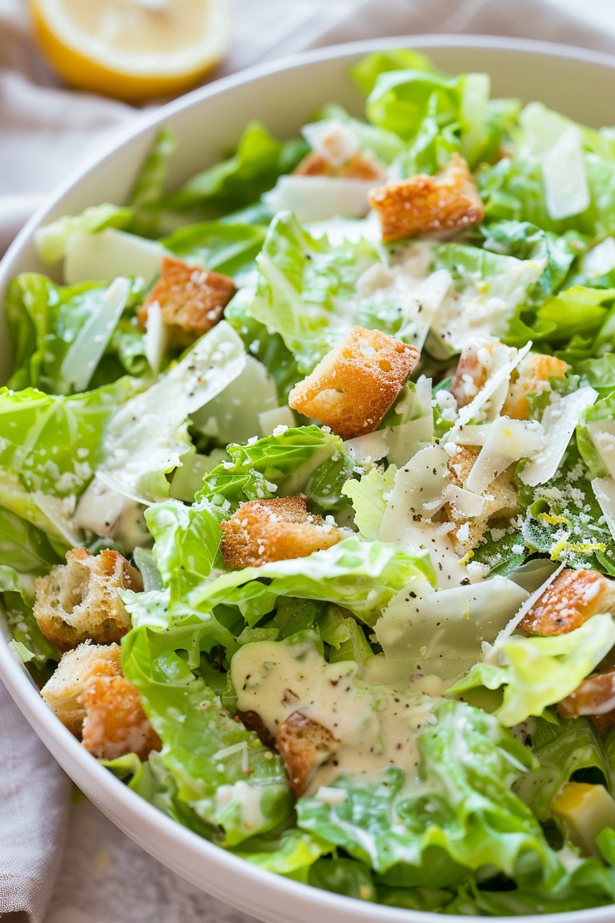 Caesar Salad Without Anchovies Recipe