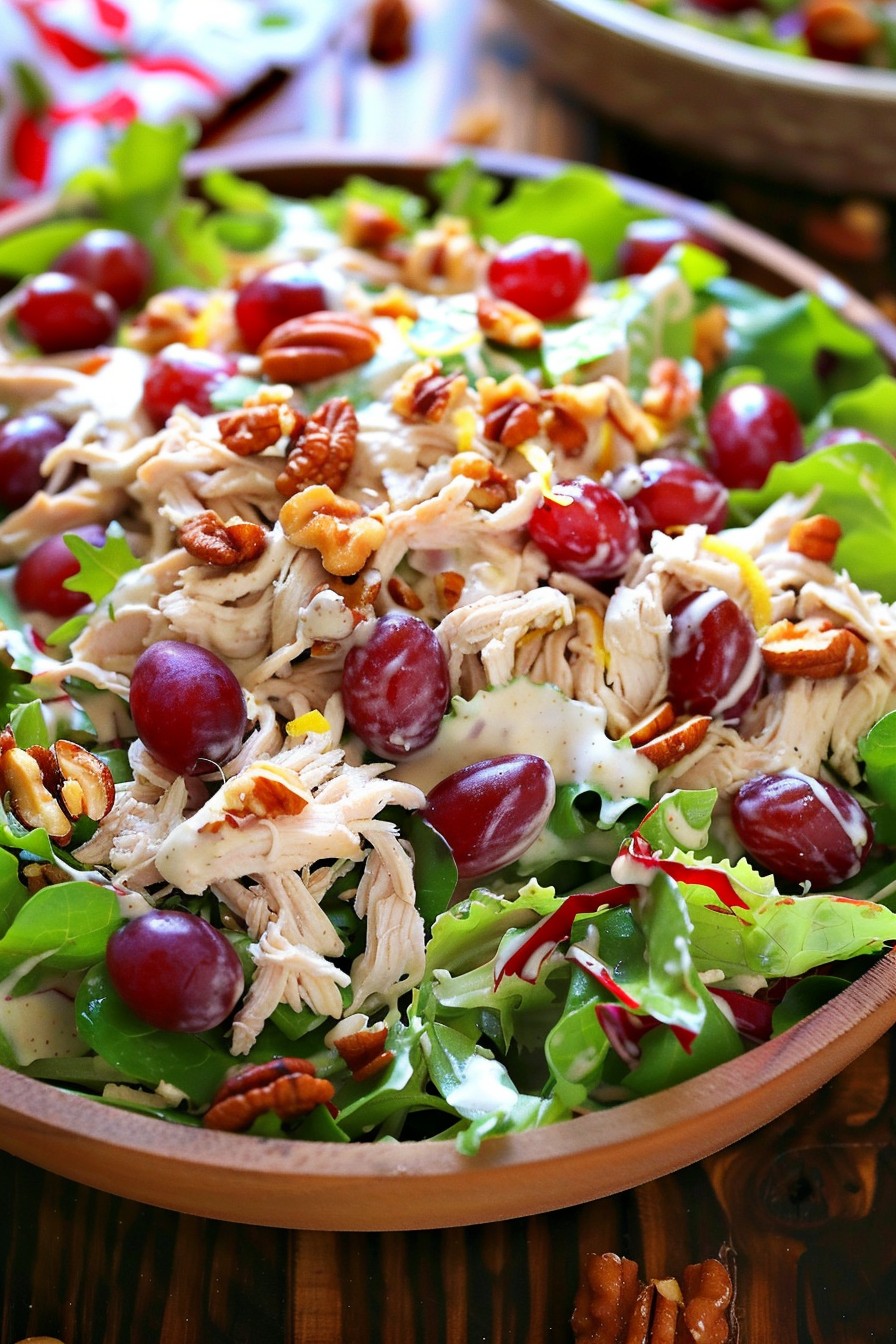 Chicken Grapes Walnuts Salad Recipe