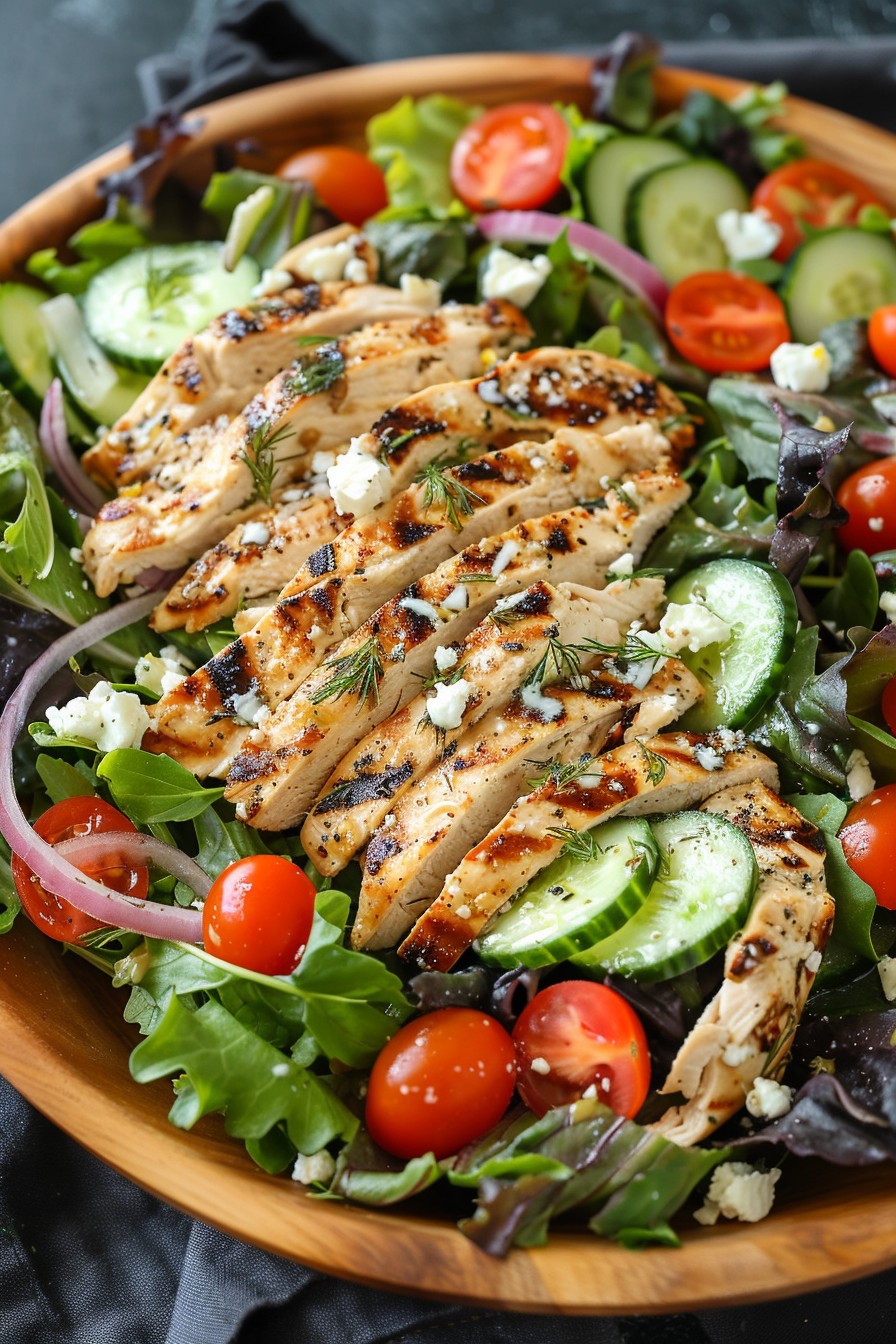 Chicken Gyro Salad Recipe