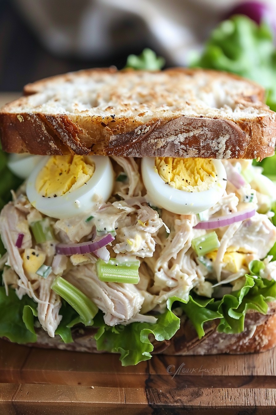 Chicken Salad Sandwich Recipe With Eggs