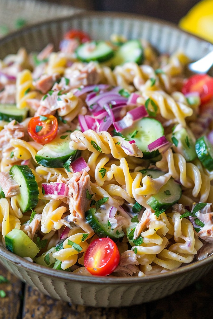 Cold Tuna Pasta Salad Recipe