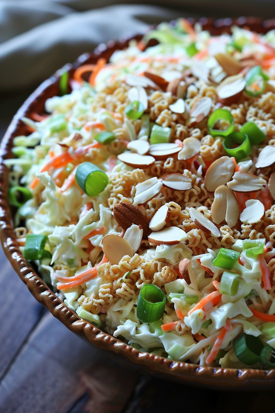 Crunchy & Creamy Coleslaw Ramen Noodle Salad Recipe – A Fusion Delight!