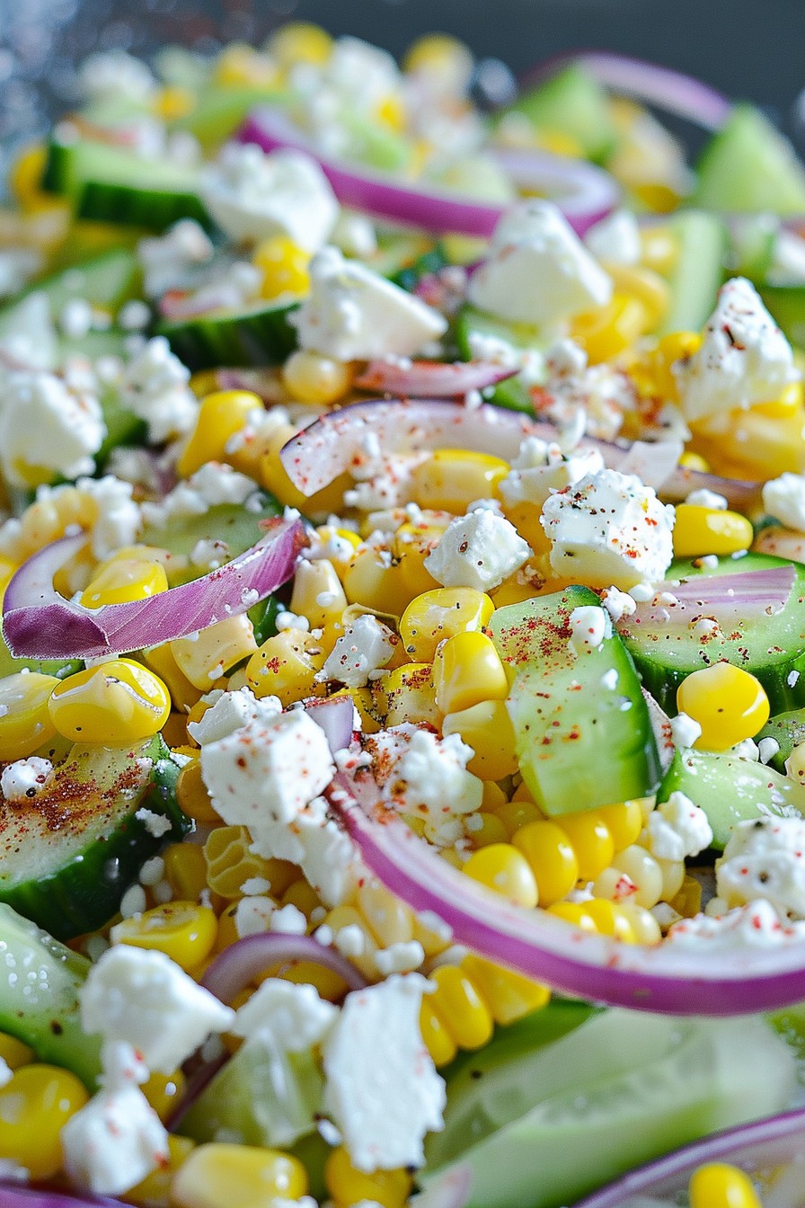 Corn Salad Recipe with Feta: A Summer Delight