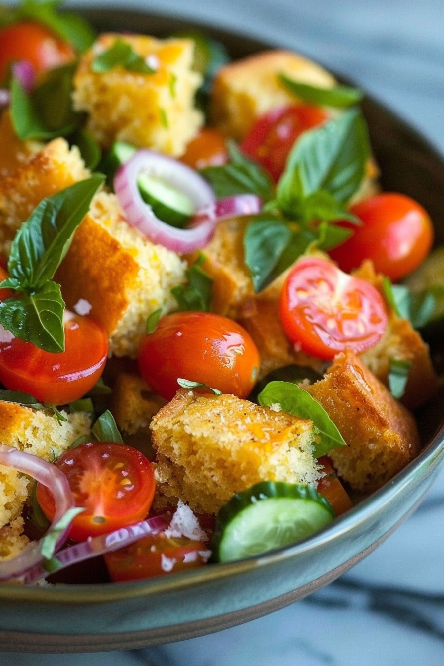 Cornbread Panzanella Salad Recipe: A Southern Twist on a Classic