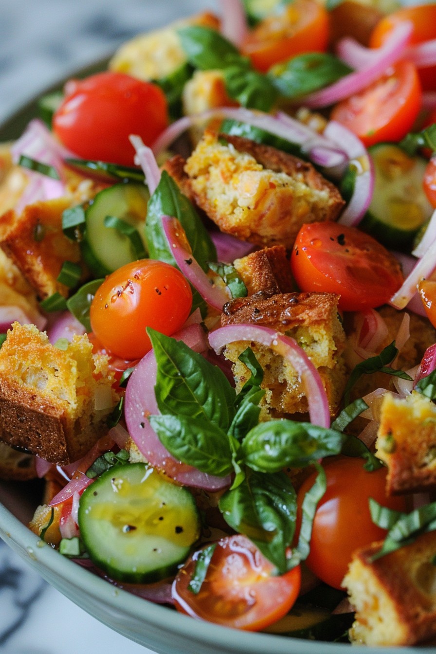 Cornbread Panzanella Salad Recipe