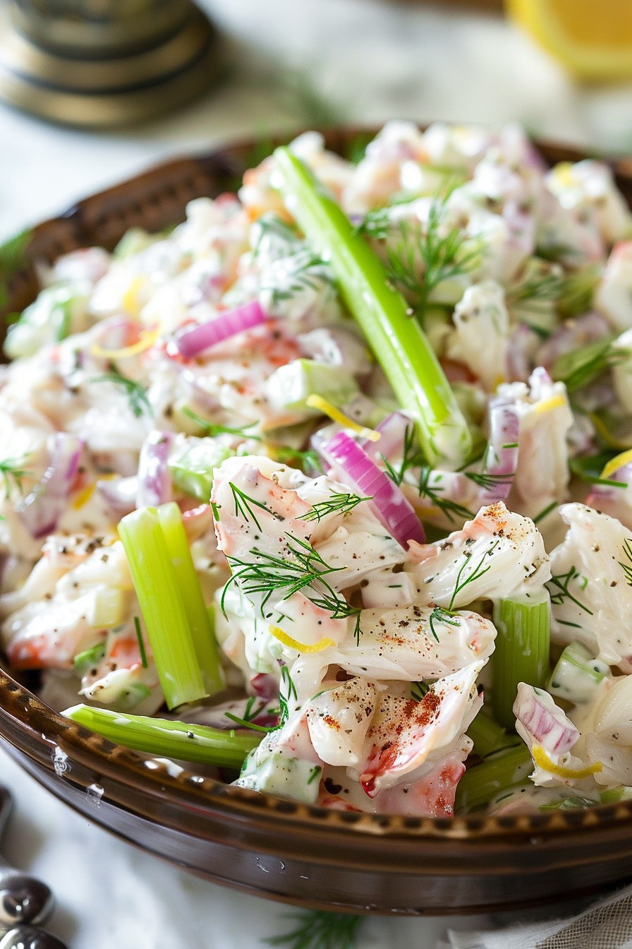 Crab Salad Recipe Imitation: A Seafood Lover’s Dream