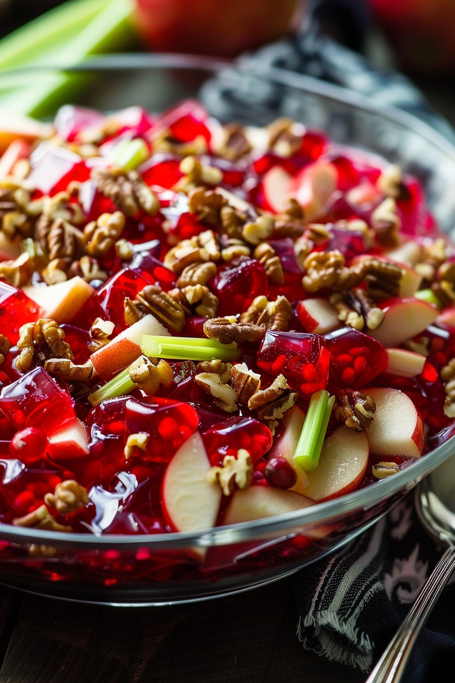 Cranberry Jello Salad Recipe with Apples: A Festive Delight