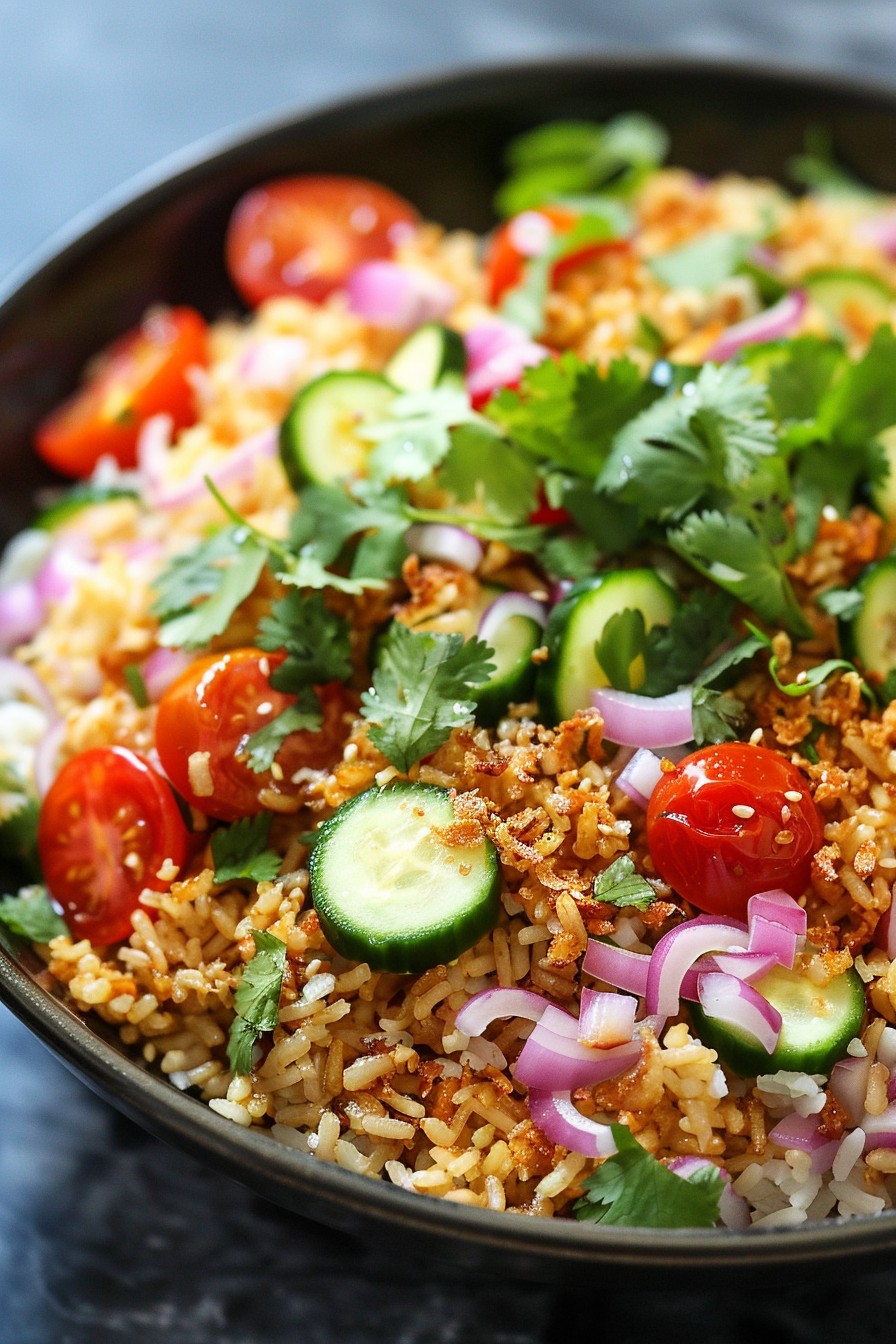 Crispy Rice Salad Recipe