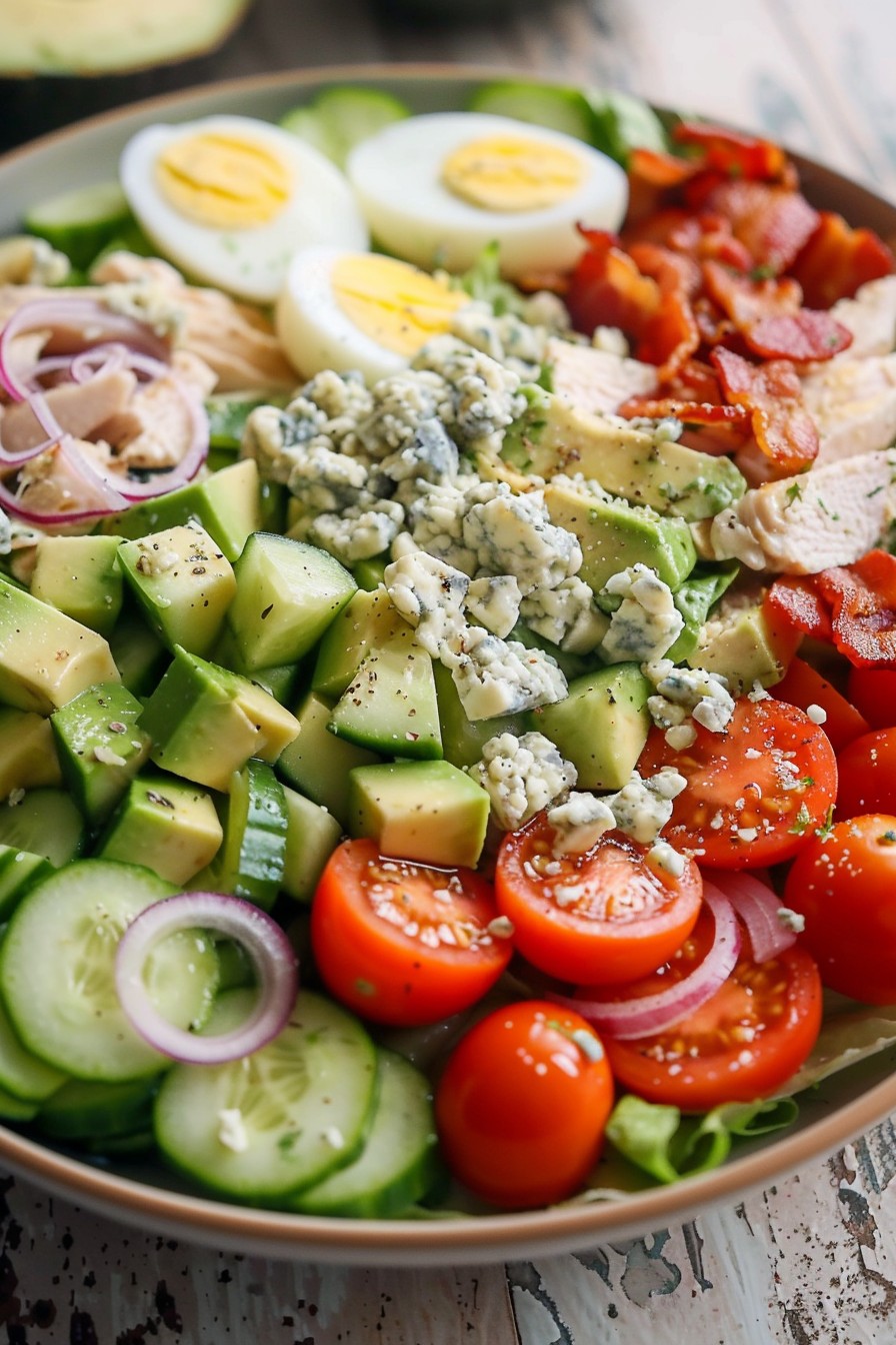 Cucumber Cobb Salad Recipe
