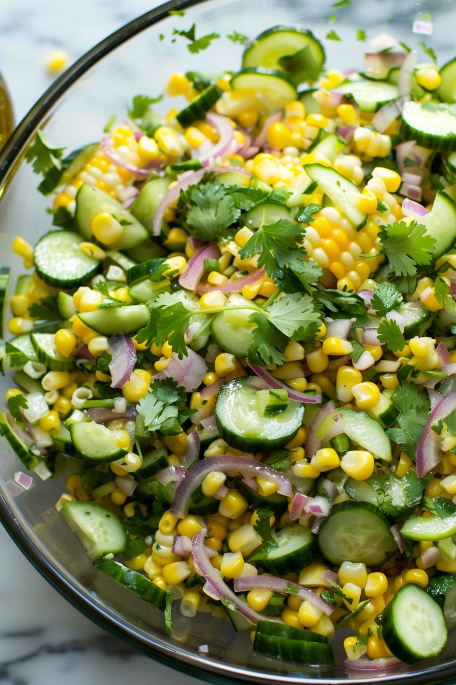 Cucumber Corn Salad Recipe: A Refreshing Summer Delight