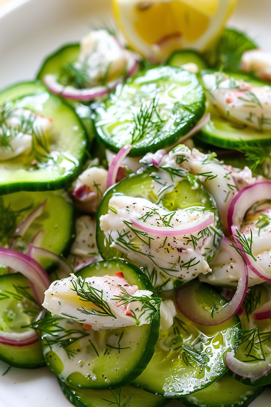 Cucumber Crab Salad Recipe