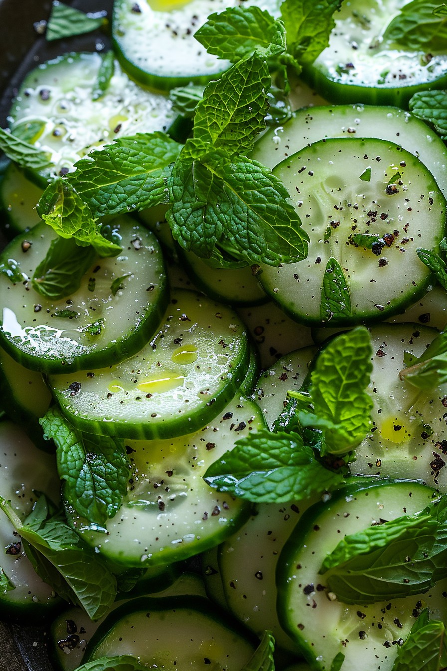Cucumber Mint Salad Recipe
