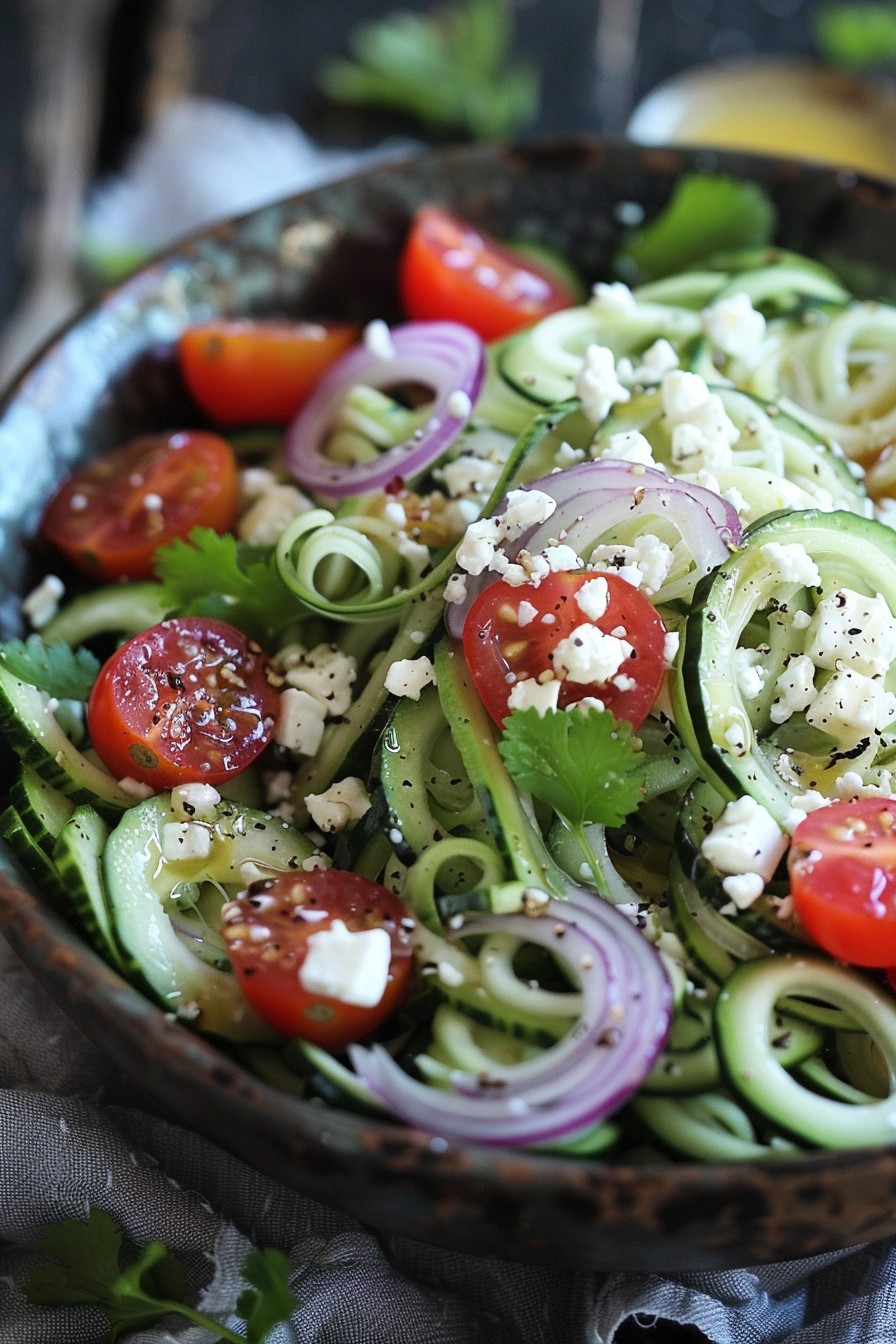 Cucumber Noodle Salad Recipe