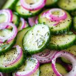 Cucumber Onion Salad Recipe Vinegar: A Crunchy, Tangy Delight