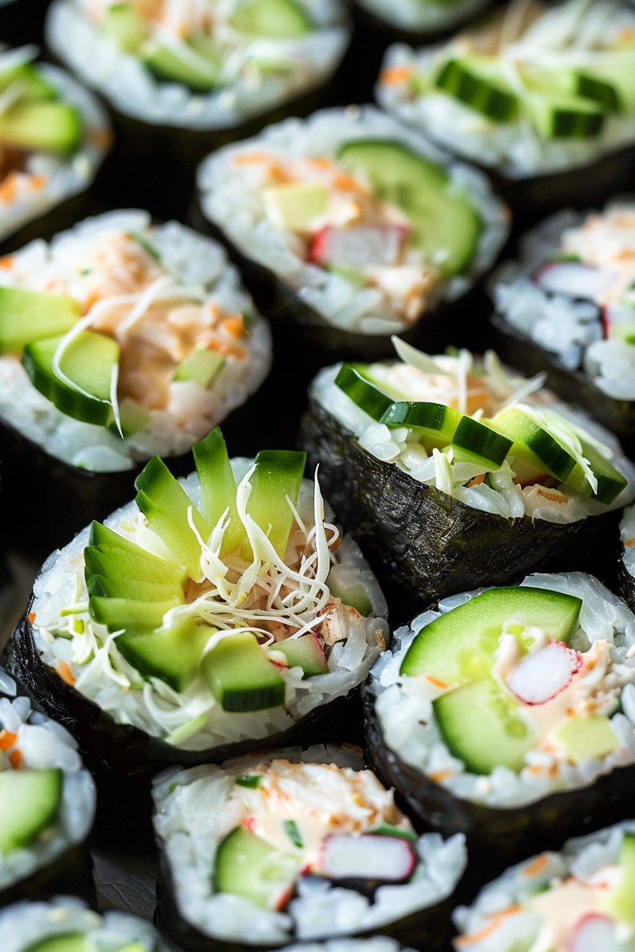 Cucumber Salad California Roll Recipe