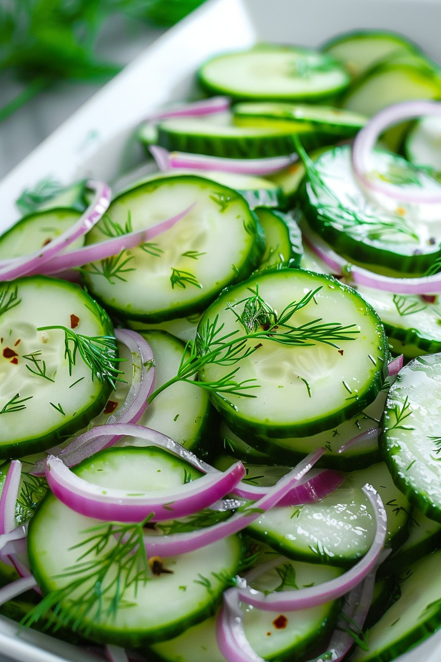 Cucumber Salad with Italian Dressing: A Crispy, Zesty Delight