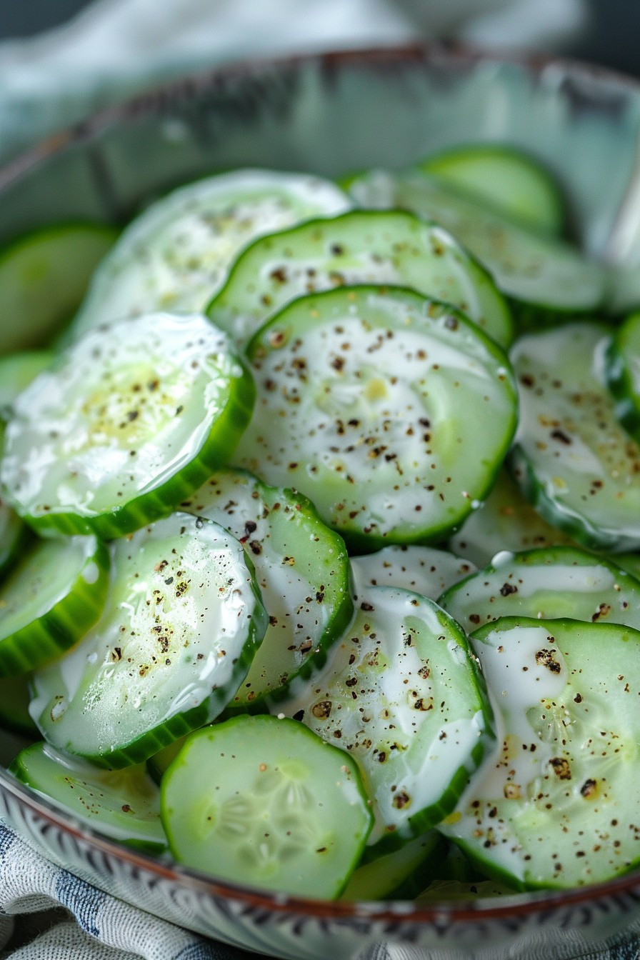 Cucumber Salad Recipe Mayo Vinegar Sugar