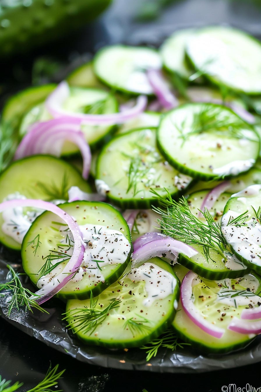 Cucumber Salad Recipe with Ranch Dressing: A Crunchy, Creamy Delight