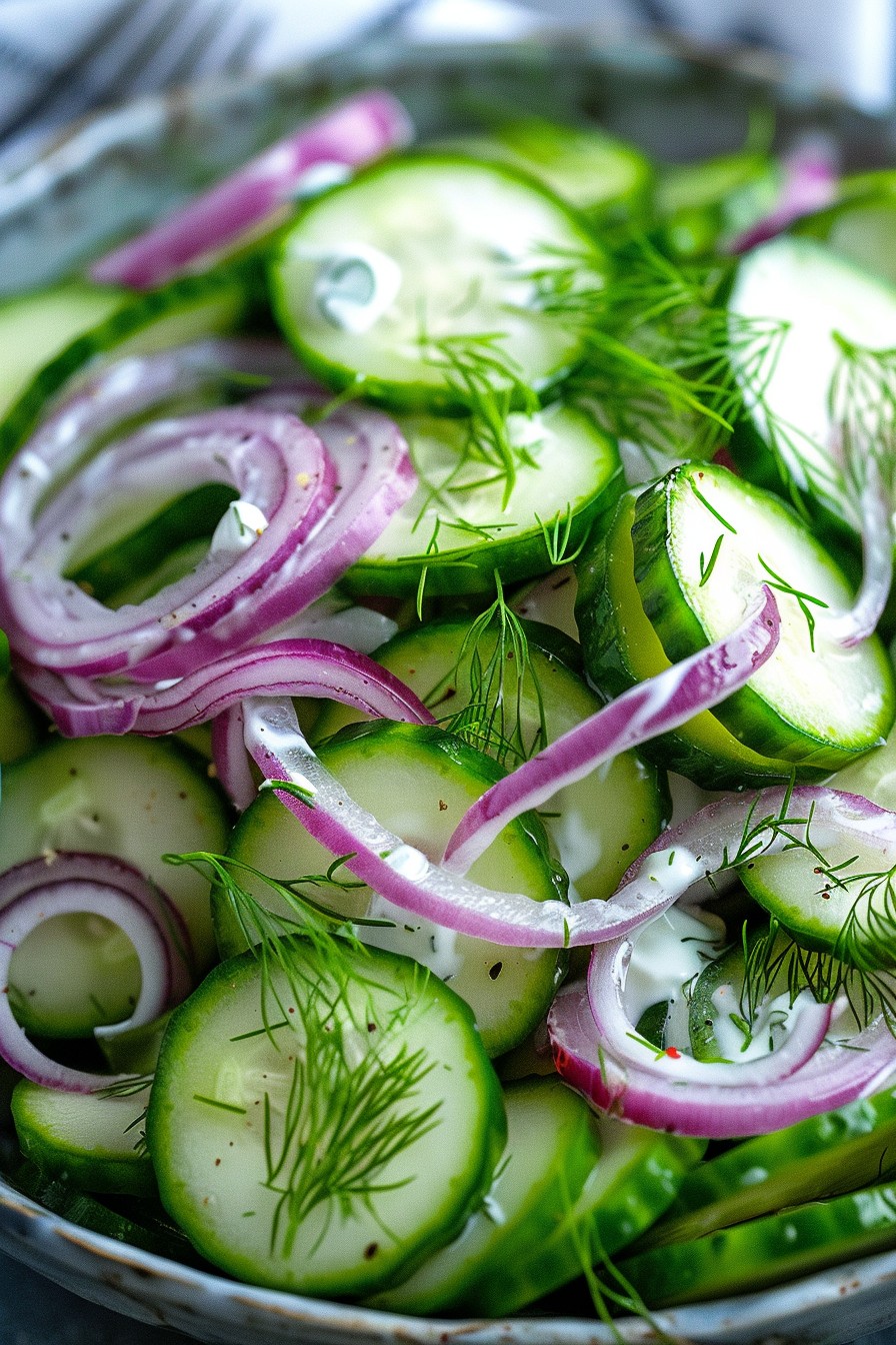 Cucumber Salad Recipe With Sour Cream