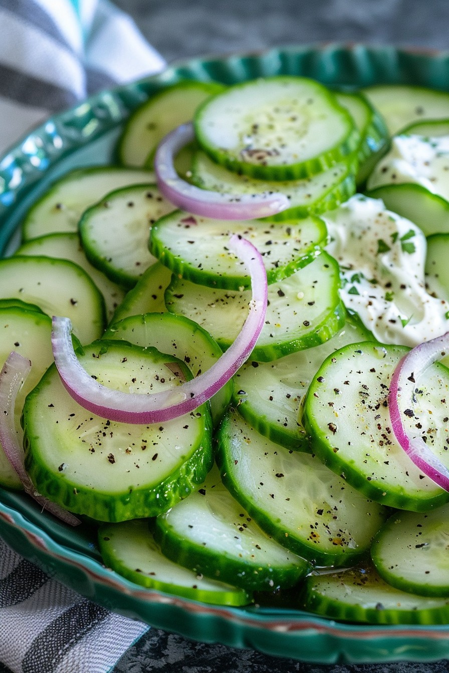 Cucumber Salad With Mayo Recipe