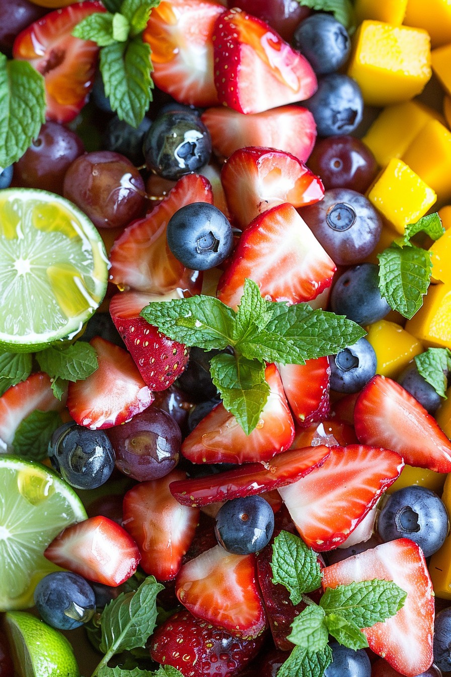 Fruit Salad Recipe Mint