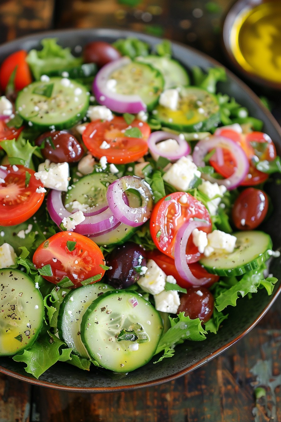 Greek Salad Recipe Cucumber