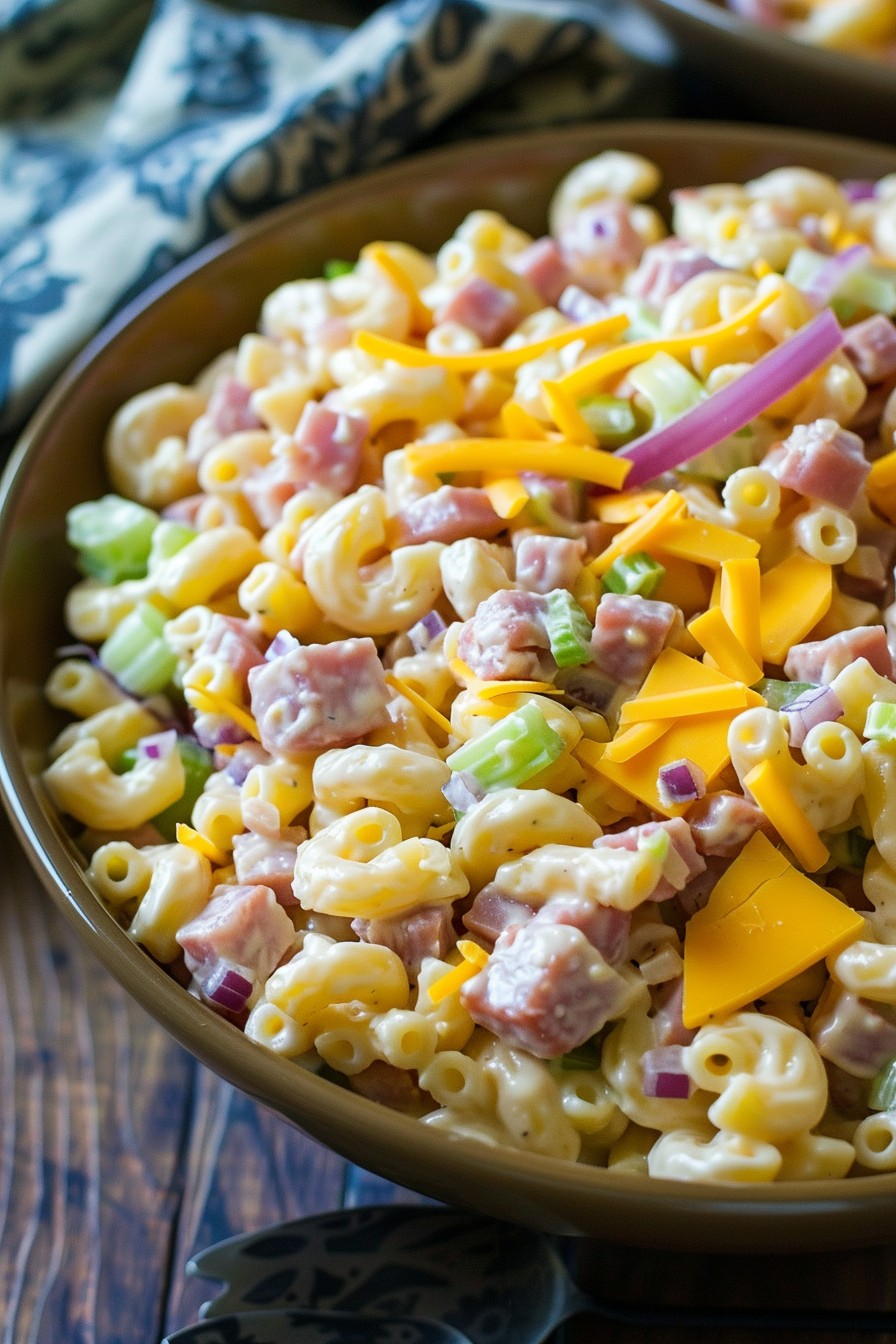 Ham Pasta Salad Recipe