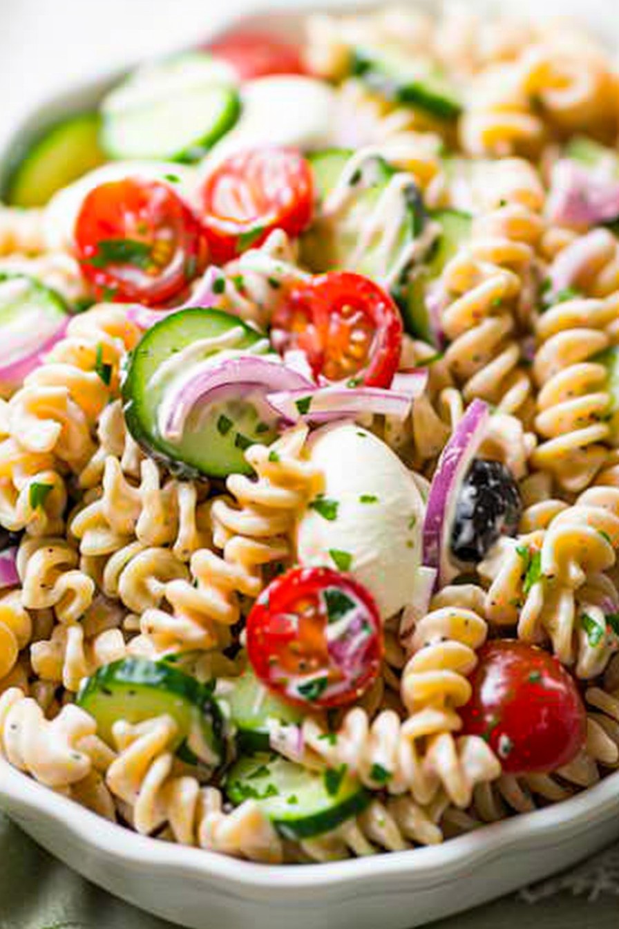 Italian Creamy Pasta Salad Recipe: A Delightful Twist on a Classic