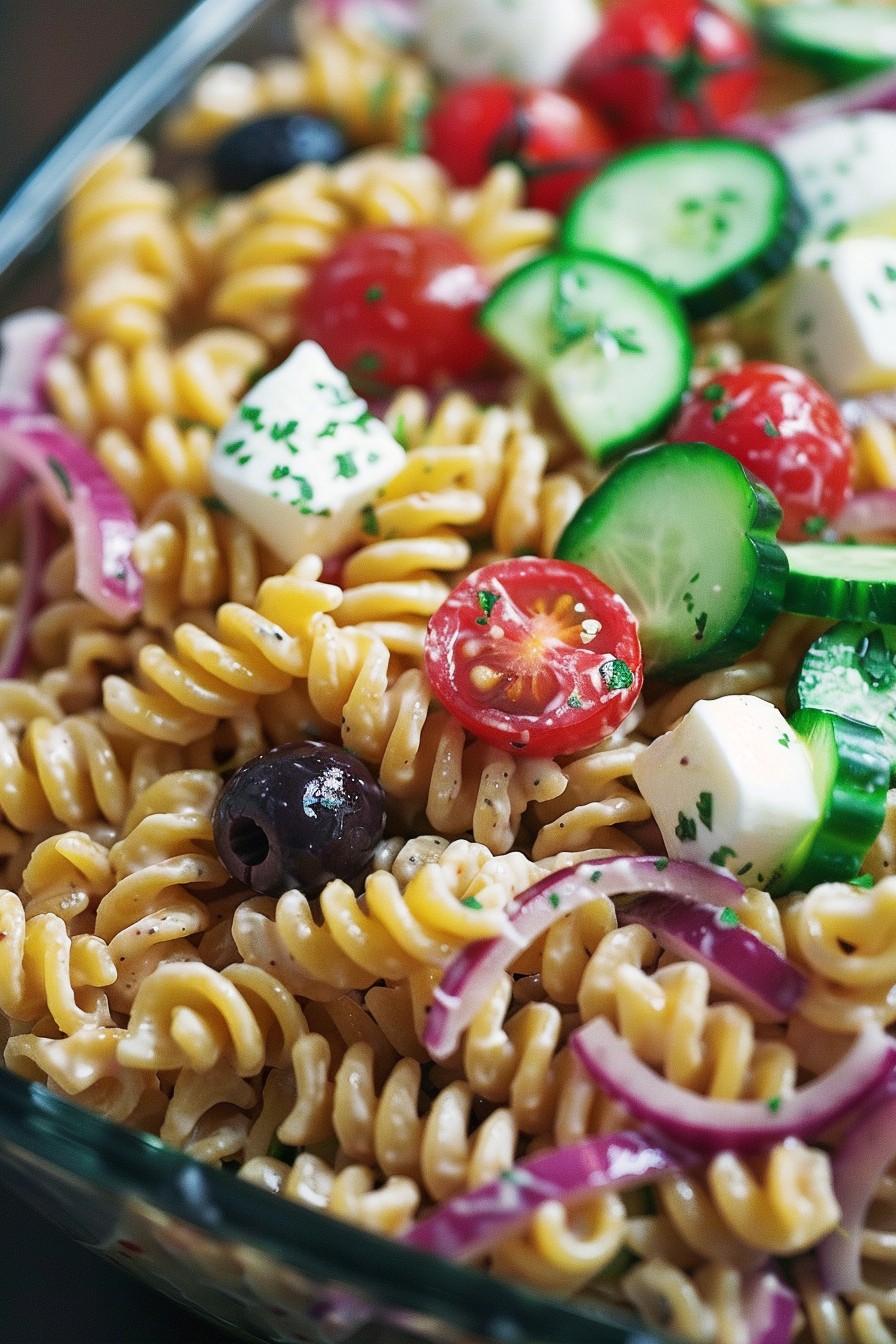 Italian Creamy Pasta Salad Recipe