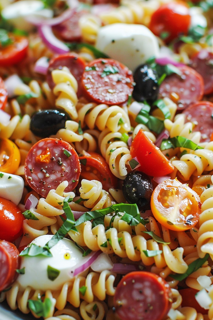 Italian Pasta Salad Recipe with Salami: A Flavor Fiesta in Every Bite