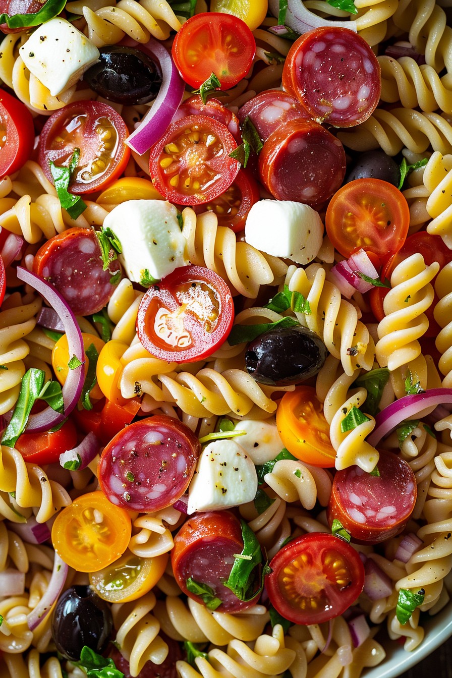 Italian Pasta Salad Recipe With Salami