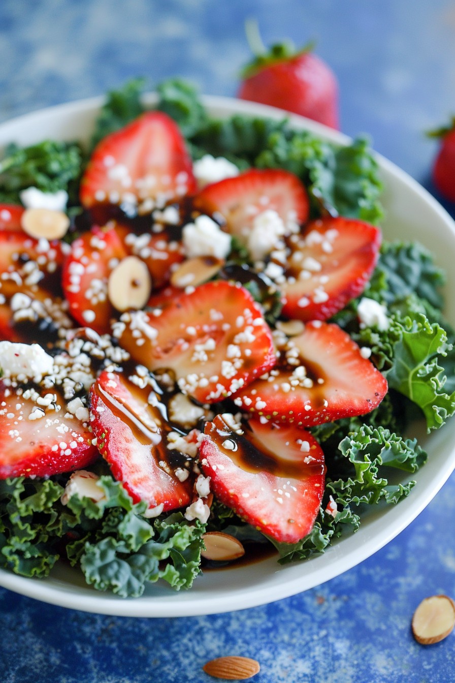 Kale and Strawberry Salad Recipe: A Sweet and Savory Delight
