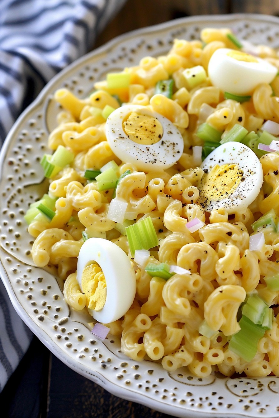 Macaroni and Egg Salad Recipe: A Creamy Dream Come True