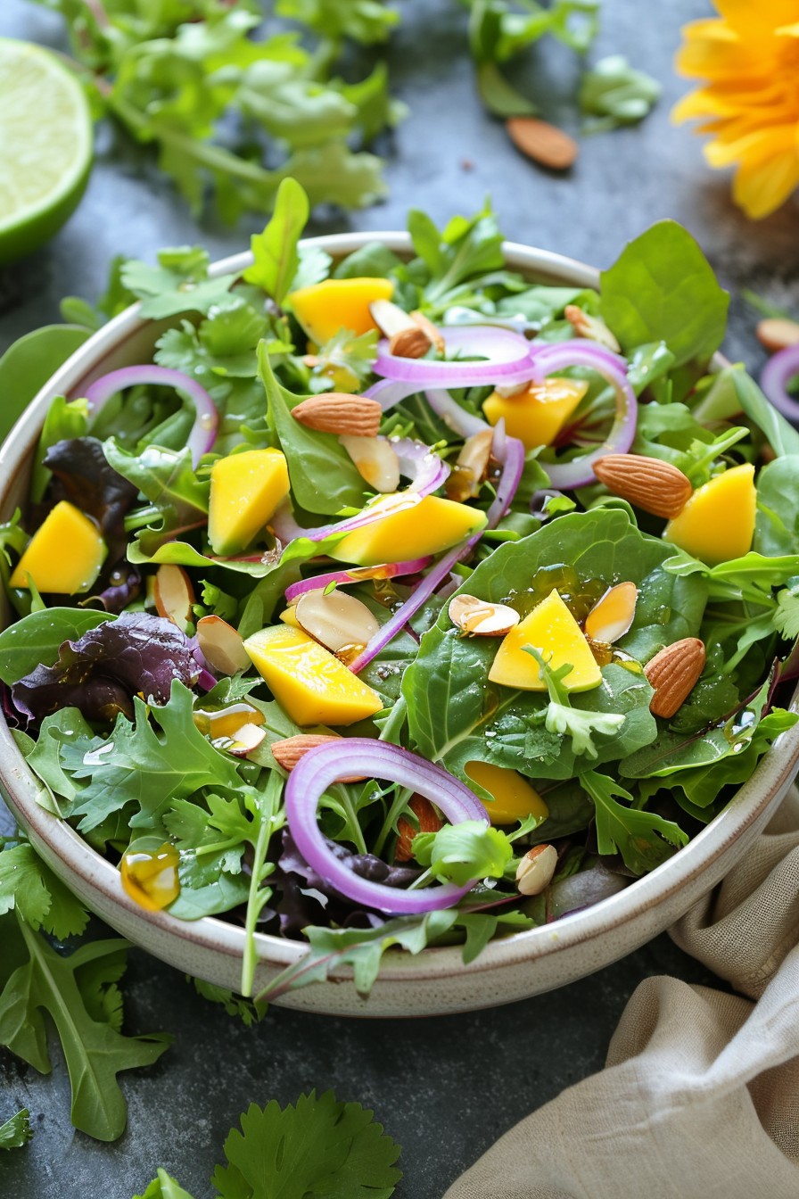 Mango Green Salad Recipe: A Tropical Twist on Your Greens