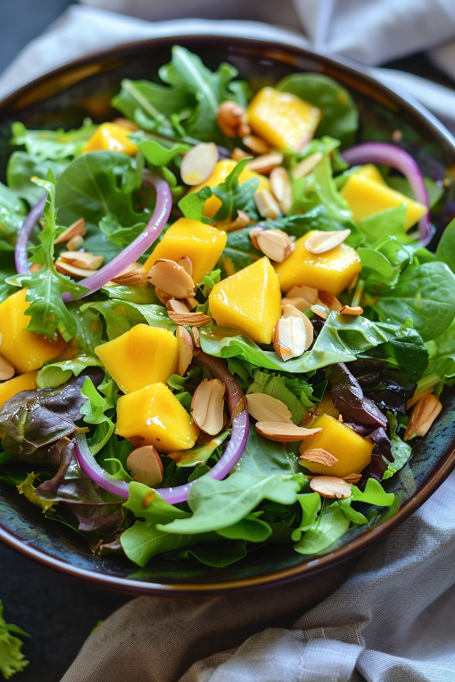 Mango Green Salad Recipe
