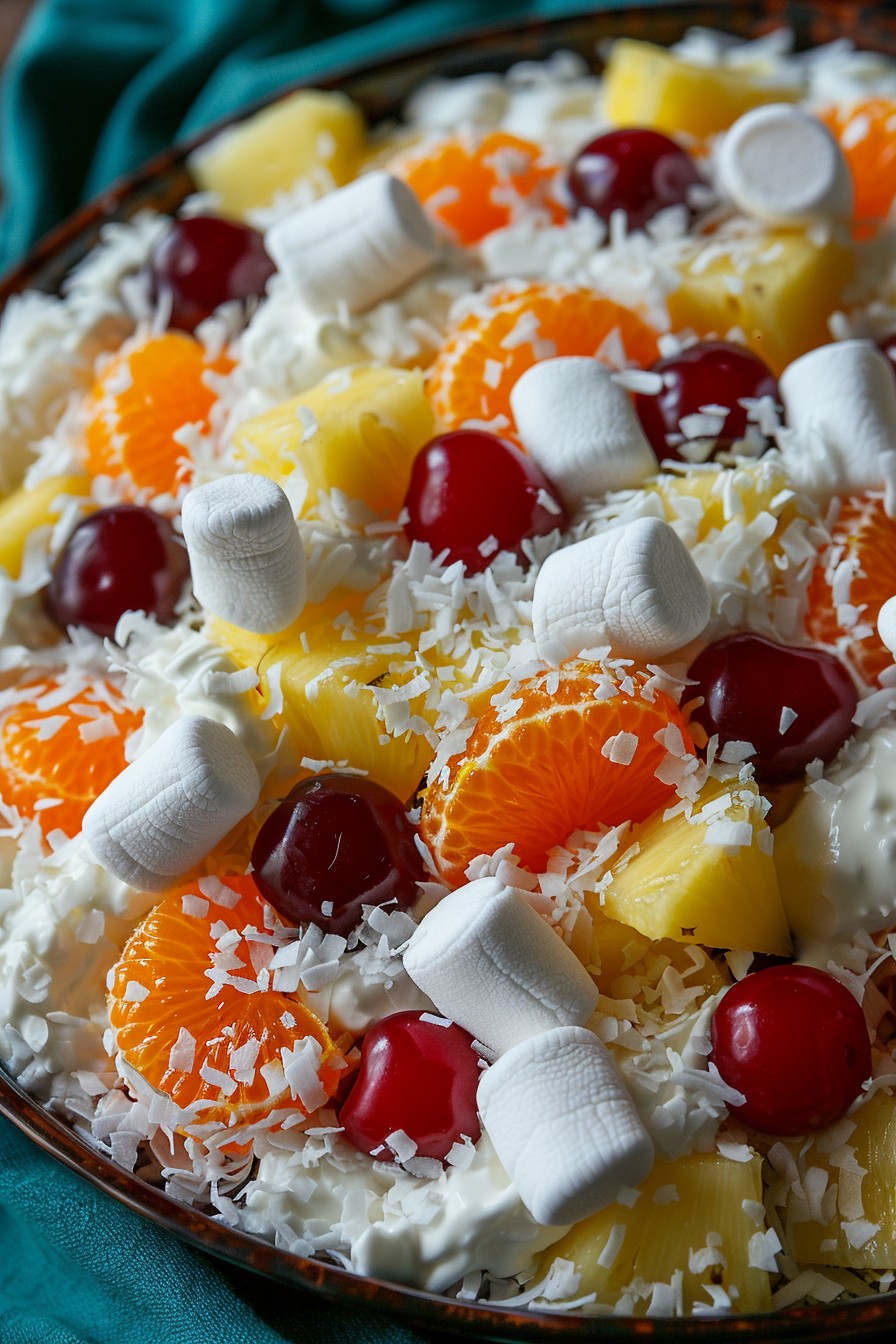 Old Fashioned Ambrosia Fruit Salad Recipe