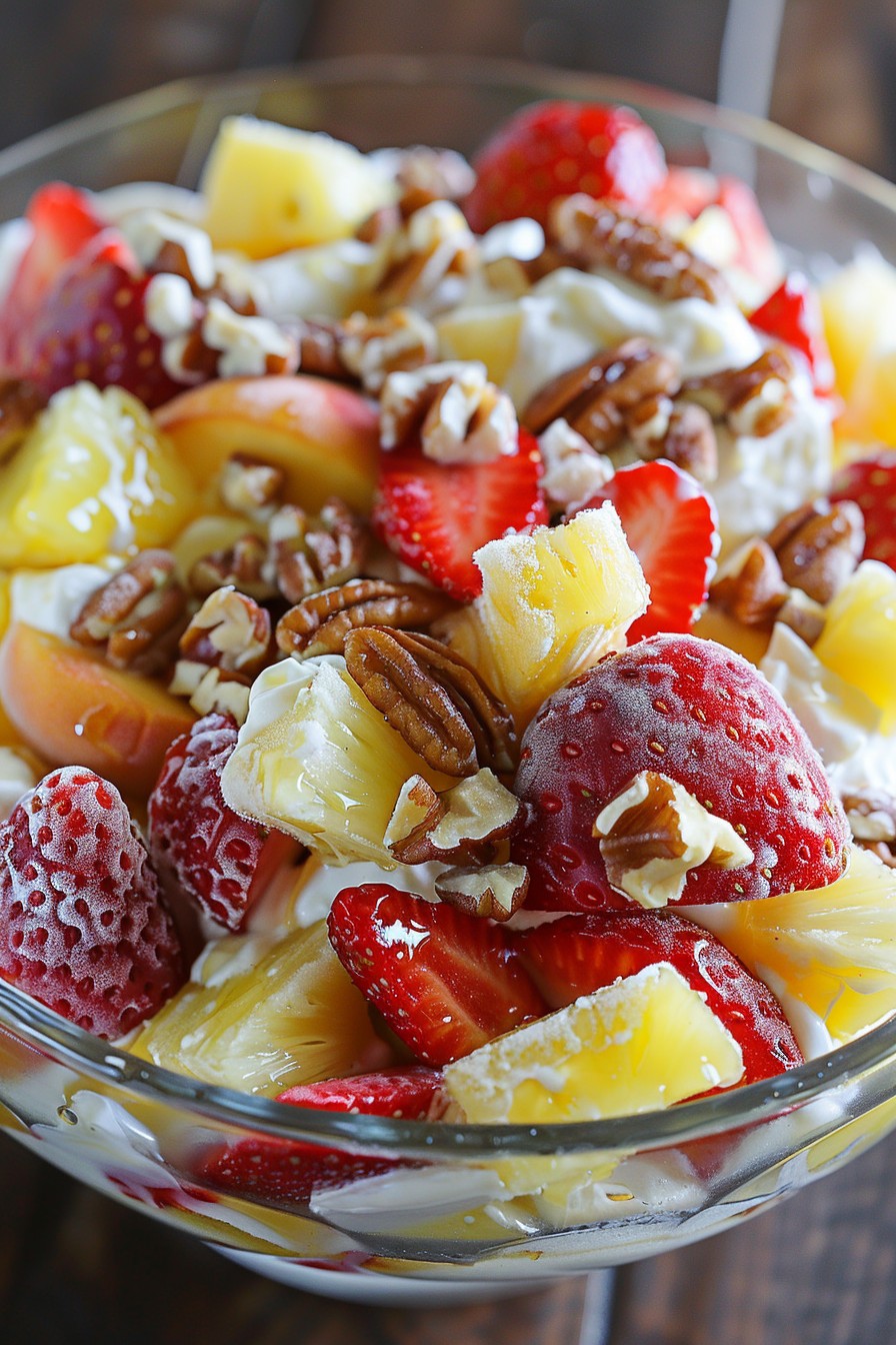 Old Fashioned Frozen Fruit Salad Recipe: A Cool Blast from the Past