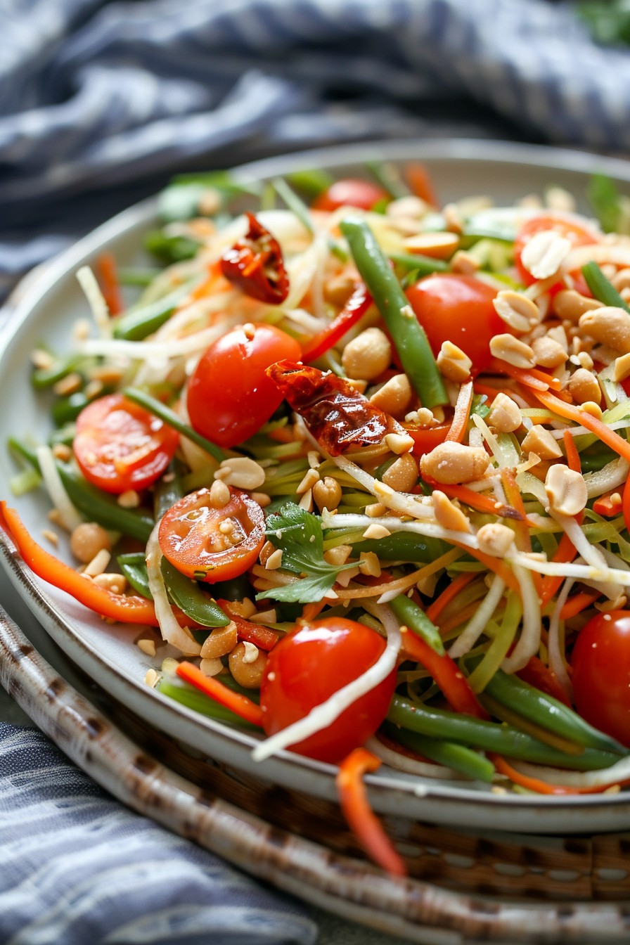 Papaya Salad Thailand Recipe: A Burst of Tropical Flavors