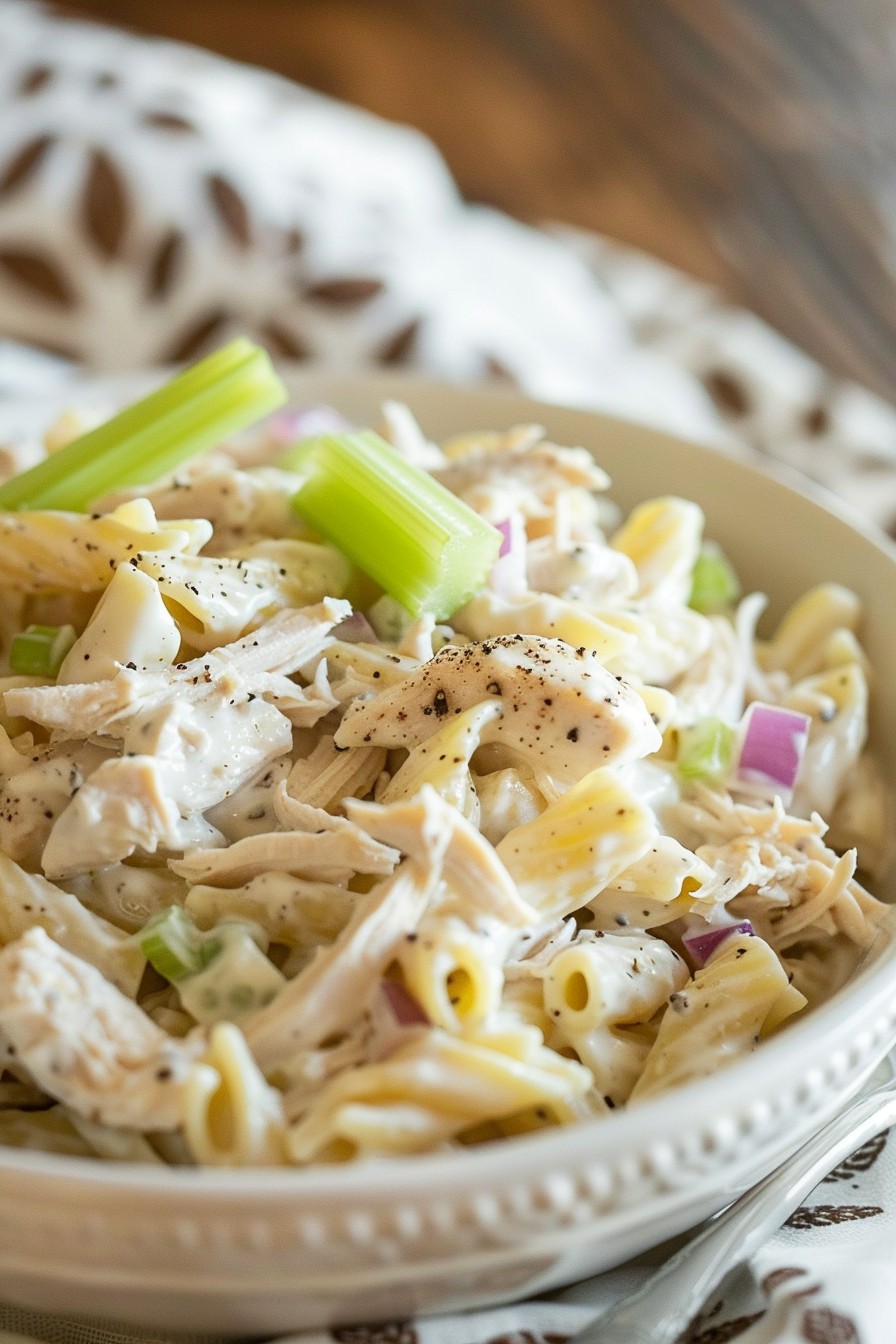 Creamy Pasta Chicken Salad with Mayonnaise: A Summer Delight